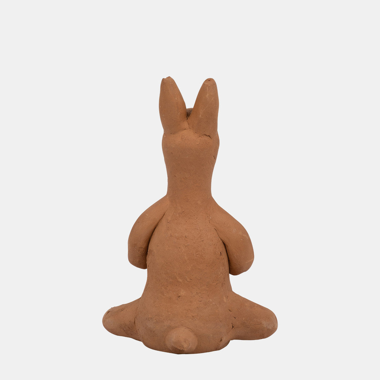 Terracotta, 7" Namaste Yoga Bunny, Natural