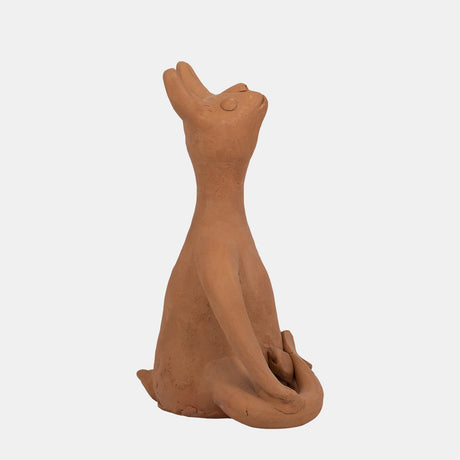 Terracotta, 9" Om Yoga Bunny, Natural