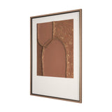 Terracotta Arches I by Studio M a handmade Original Framed 3D Textured Artwork under Glass by Mercana at Eve Furniture