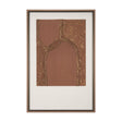 Terracotta Arches I by Studio M a handmade Original Framed 3D Textured Artwork under Glass by Mercana at Eve Furniture