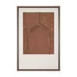 Terracotta Arches I by Studio M a handmade Original Framed 3D Textured Artwork under Glass by Mercana at Eve Furniture
