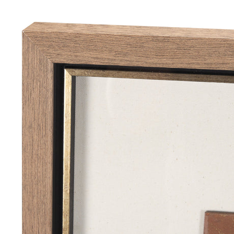 Terracotta Arches II by Studio M a handmade Original Framed 3D Textured Artwork under Glass by Mercana at Eve Furniture