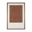 Terracotta Arches II by Studio M a handmade Original Framed 3D Textured Artwork under Glass by Mercana at Eve Furniture