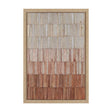 Terracotta Wall I by Flora Kouta Hand-Embellished Textured Framed Canvas Artwork by Mercana at Eve Furniture