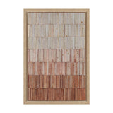 Terracotta Wall I by Flora Kouta Hand-Embellished Textured Framed Canvas Artwork by Mercana at Eve Furniture