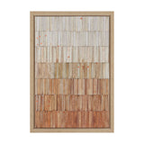 Terracotta Wall III by Flora Kouta Hand-Embellished Textured Framed Canvas Artwork by Mercana at Eve Furniture