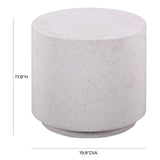 Terrazzo Light Speckled Side Table by TOV Furniture at Eve Furniture