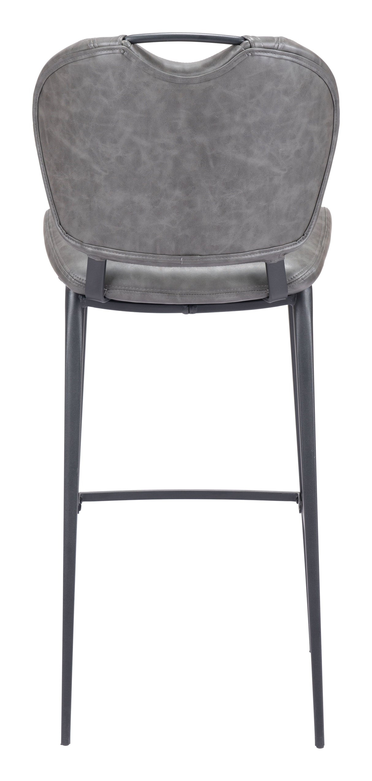 Terrence Barstool Vintage Gray by Zuomod at Eve Furniture