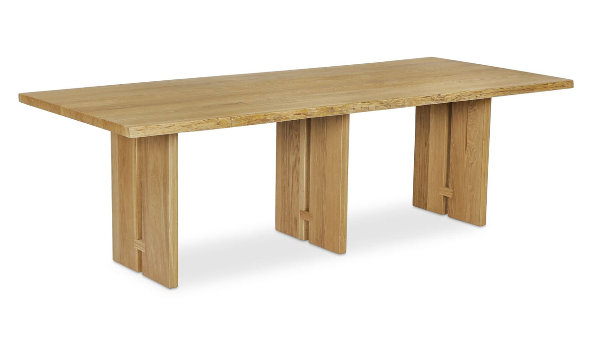 Tessa Dining Table Natural by Moe's Home at Eve Furniture