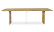 Tessa Dining Table Natural by Moe's Home at Eve Furniture