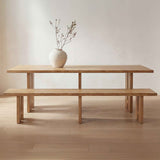 Tessa Natural Dining Bench by Moe's Home at Eve Furniture