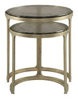 Tessa Nesting Tables Brass by Zuomod at Eve Furniture