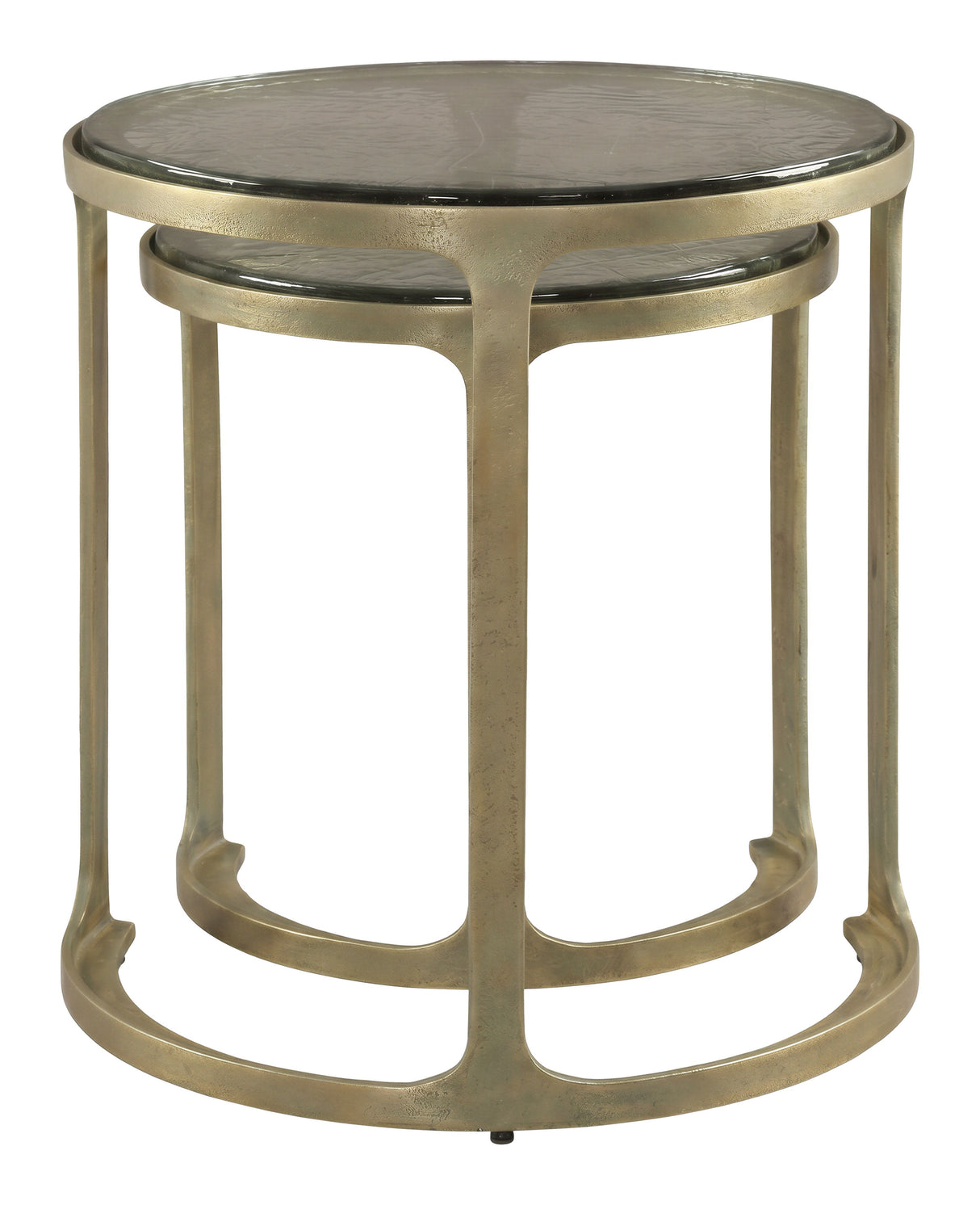 Tessa Nesting Tables Brass by Zuomod at Eve Furniture