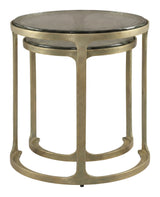 Tessa Nesting Tables Brass by Zuomod at Eve Furniture