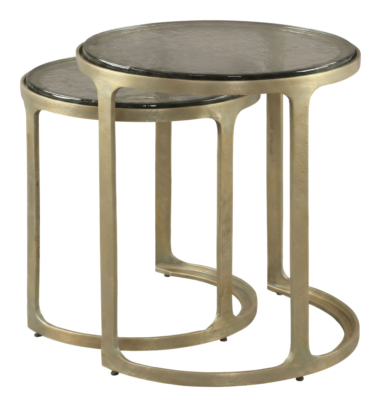 Tessa Nesting Tables Brass by Zuomod at Eve Furniture