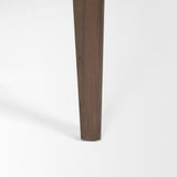 Teva Dark Brown Wood Rectangular Dining Table by Mercana at Eve Furniture