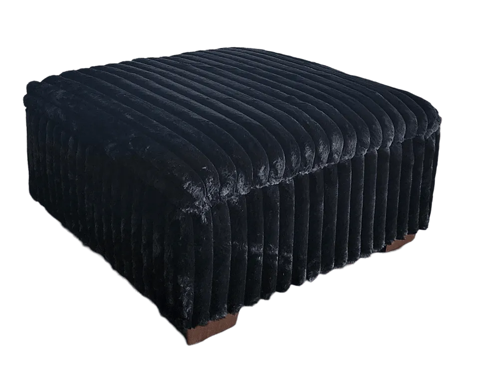 Texan Black 4-Piece Right Arm Facing (RAF) Sectional by New Era Innovations at Eve Furniture