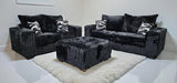 Texan Black Oversized Living Room Set by New Era Innovations at Eve Furniture