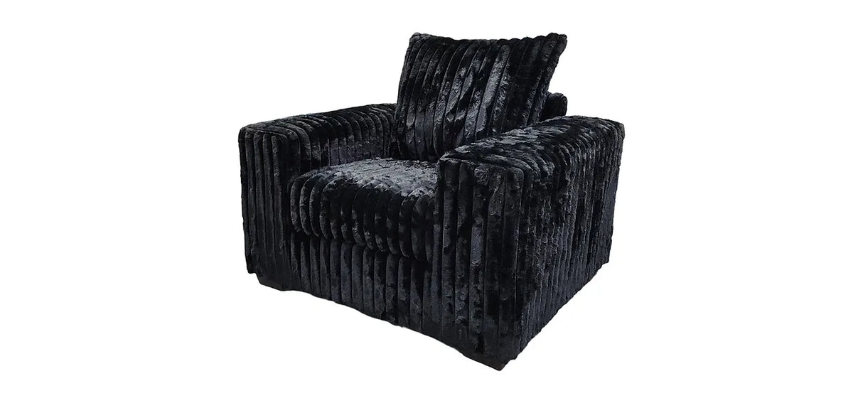 Texan Black Oversized Living Room Set by New Era Innovations at Eve Furniture