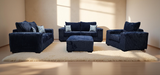 Texan Blue Oversized Living Room Set by New Era Innovations at Eve Furniture