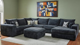 Texan Grey 4-Piece Right Arm Facing (RAF) Sectional by New Era Innovations at Eve Furniture