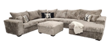 Texan Mocha 4-Piece Right Arm Facing (RAF) Sectional by New Era Innovations at Eve Furniture