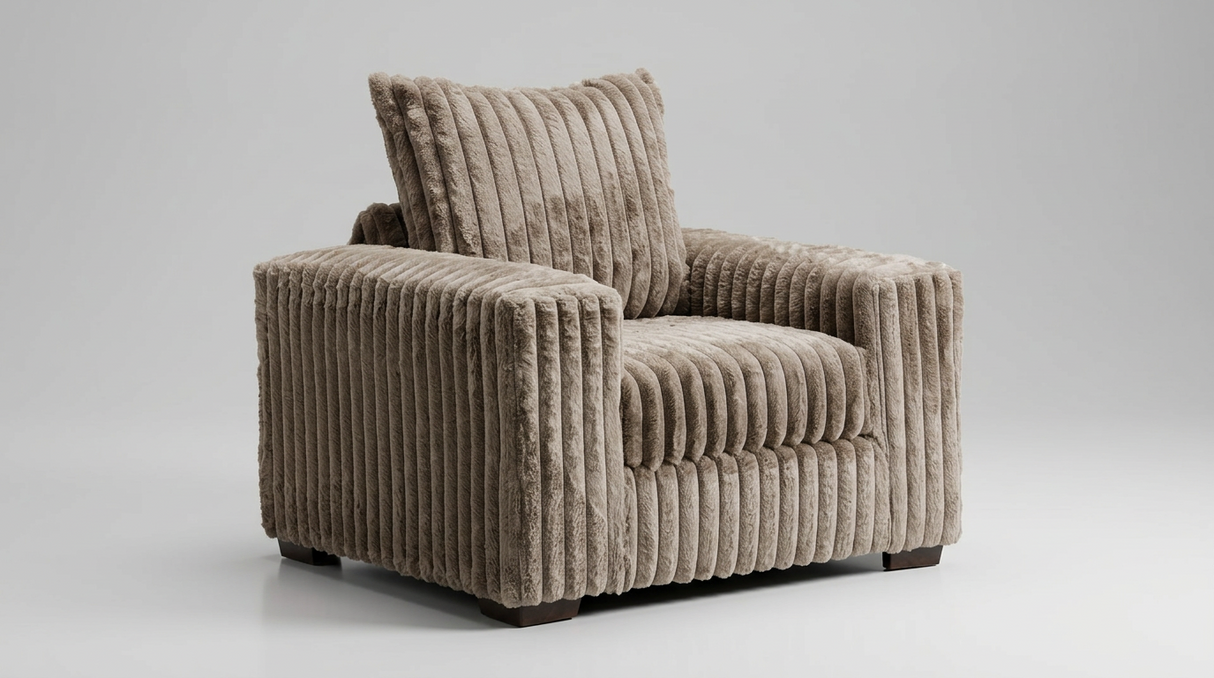 Texan Mocha 4-Piece Right Arm Facing (RAF) Sectional by New Era Innovations at Eve Furniture
