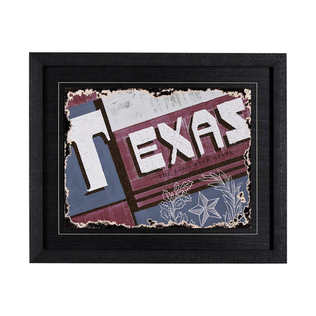 Texas by Alarm a Framed Art Print by Mercana at Eve Furniture