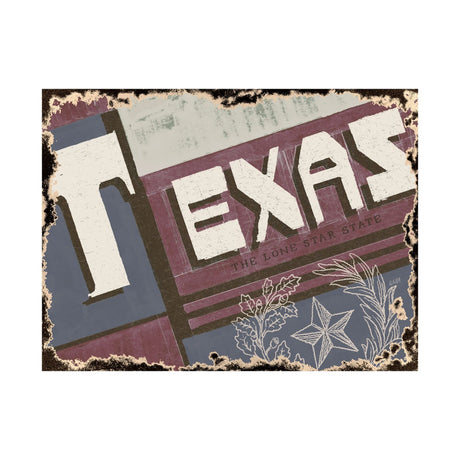 Texas by Alarm a Hand Embellished Textured Canvas by Mercana at Eve Furniture