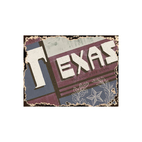 Texas by Alarm a Hand Embellished Textured Canvas by Mercana at Eve Furniture