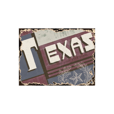 Texas by Alarm a Hand Embellished Textured Canvas by Mercana at Eve Furniture