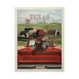Texas Go USA (L) by Mercana Studio a Hand Embellished Decograph Framed Art Print by Mercana at Eve Furniture