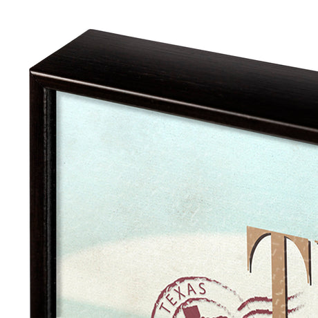 Texas Go USA (SM) by Mercana Studio a Hand Embellished Decograph Framed Art Print by Mercana at Eve Furniture