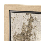 Textural Echo - Ash by Kristine Hegre Hand-Embellished Textured Framed Canvas Artwork by Mercana at Eve Furniture