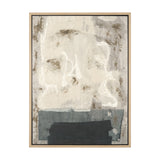 Textural Echo - Ash by Kristine Hegre Hand-Embellished Textured Framed Canvas Artwork by Mercana at Eve Furniture