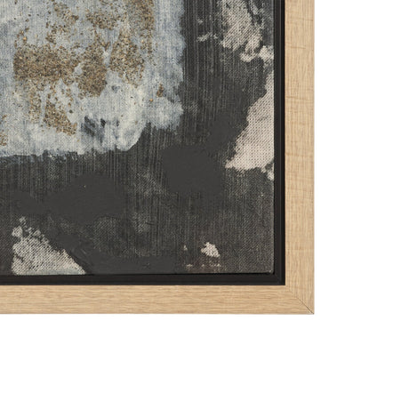 Textural Echo - Erosion by Kristine Hegre Hand-Embellished Textured Framed Canvas Artwork by Mercana at Eve Furniture