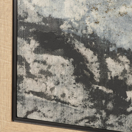 Textural Echo - Erosion by Kristine Hegre Hand-Embellished Textured Framed Canvas Artwork by Mercana at Eve Furniture