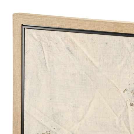 Textural Echo - Fragment by Kristine Hegre Hand-Embellished Textured Framed Canvas Artwork by Mercana at Eve Furniture