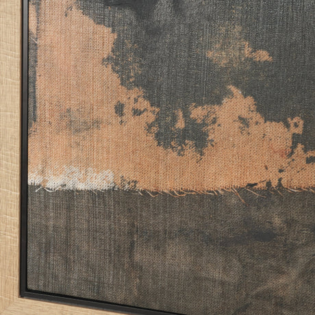 Textural Echo - Fragment by Kristine Hegre Hand-Embellished Textured Framed Canvas Artwork by Mercana at Eve Furniture