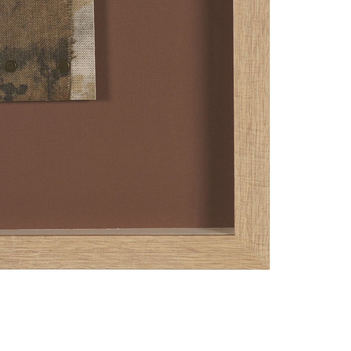Textural Echo - Rust by Kristine Hegre Hand Embelished Textured Framed Artwork Matted under Glass by Mercana at Eve Furniture