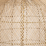Thad 4-Light Natural Woven Rattan Foyer Chandelier by Mercana at Eve Furniture