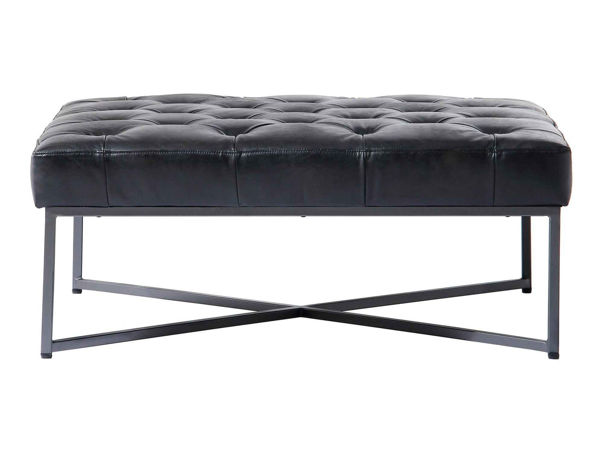Thad Black Ottoman