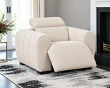Thaddea Java Power Recliner by Furniture of America at Eve Furniture