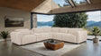 Thaddea White Power Sectional by Furniture of America at Eve Furniture