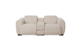 Thaddea White Power Sofa & Loveseat by Furniture of America at Eve Furniture