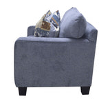 Thame Blue Loveseat by Furniture of America at Eve Furniture