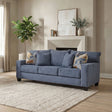 Thame Blue Sofa by Furniture of America at Eve Furniture