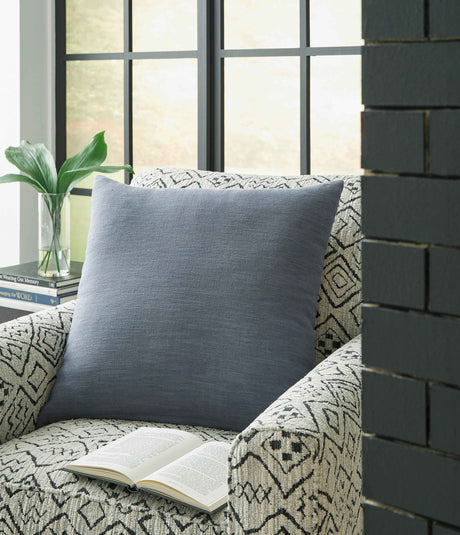 Thaneville Blue Pillow by Ashley at Eve Furniture