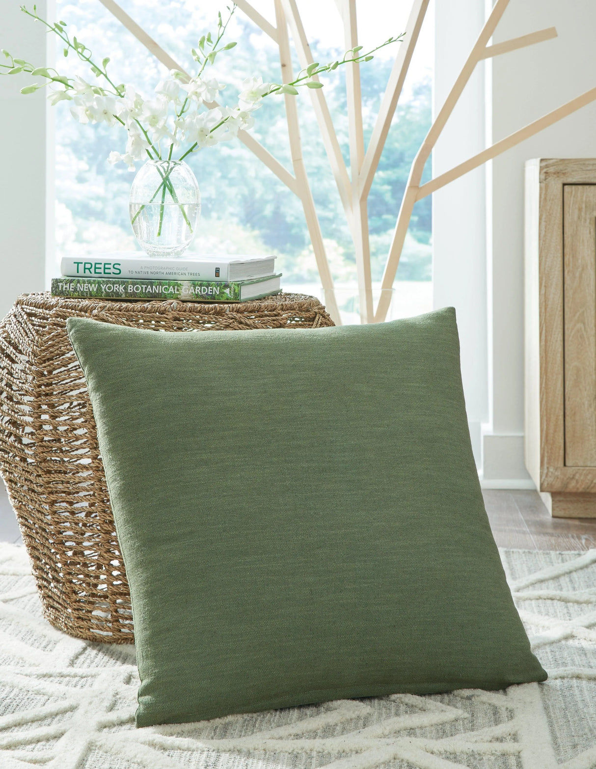 Thaneville Green Pillow (Set of 4) by Ashley at Eve Furniture
