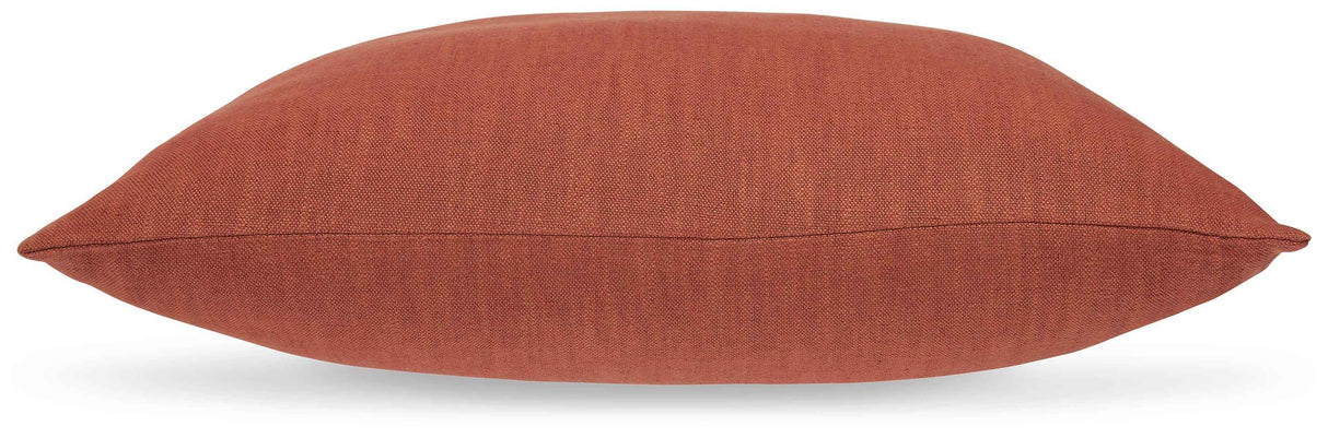 Thaneville Rust Pillow by Ashley at Eve Furniture